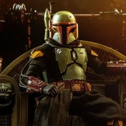 Wholesale 🥰 The Mandalorian Official Hot Toys Star Wars Boba Fett (Repaint Armour) And Throne 1:6 Scale Figure 🧨 31 The Mandalorian Official Hot Toys Star Wars Boba Fett (Repaint Armour) And Throne 1:6 Scale Figure