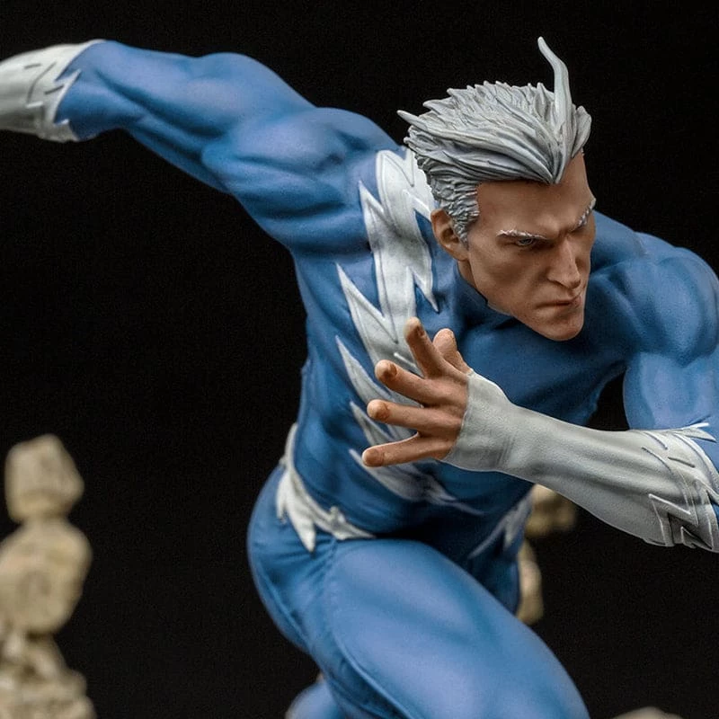 New 🥰 Official Iron Studios Marvel Quicksilver BDS Art 1:10 Scale Figure Marvel Universe ⭐ 11 Official Iron Studios Marvel Quicksilver BDS Art 1:10 Scale Figure Marvel Universe