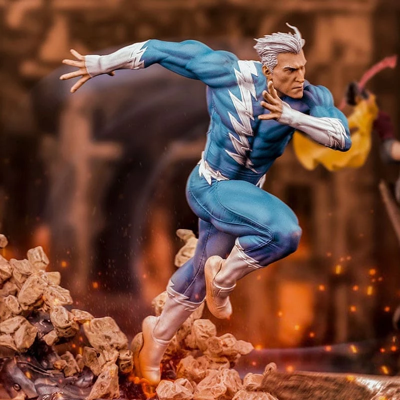 New 🥰 Official Iron Studios Marvel Quicksilver BDS Art 1:10 Scale Figure Marvel Universe ⭐ 2 Official Iron Studios Marvel Quicksilver BDS Art 1:10 Scale Figure Marvel Universe