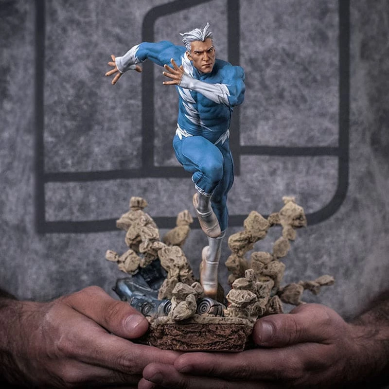 New 🥰 Official Iron Studios Marvel Quicksilver BDS Art 1:10 Scale Figure Marvel Universe ⭐ 3 Official Iron Studios Marvel Quicksilver BDS Art 1:10 Scale Figure Marvel Universe