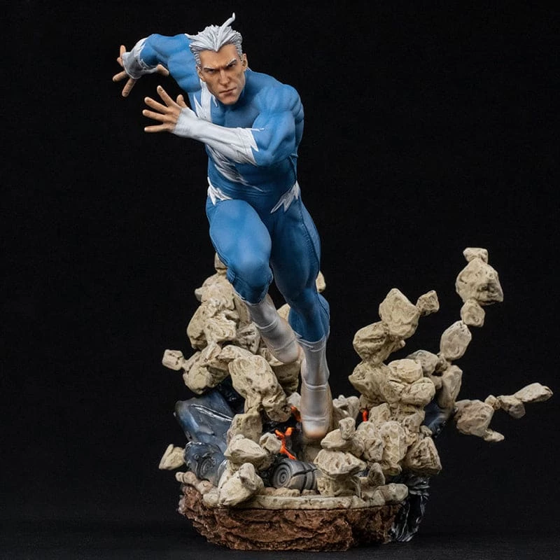 New 🥰 Official Iron Studios Marvel Quicksilver BDS Art 1:10 Scale Figure Marvel Universe ⭐ 5 Official Iron Studios Marvel Quicksilver BDS Art 1:10 Scale Figure Marvel Universe