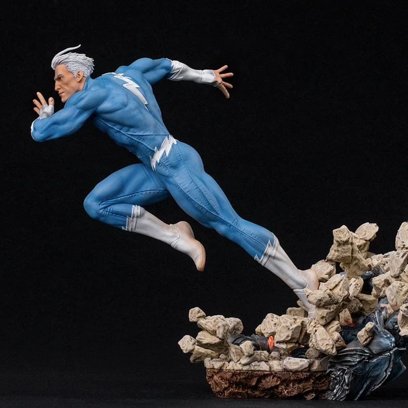 New 🥰 Official Iron Studios Marvel Quicksilver BDS Art 1:10 Scale Figure Marvel Universe ⭐ 6 Official Iron Studios Marvel Quicksilver BDS Art 1:10 Scale Figure Marvel Universe