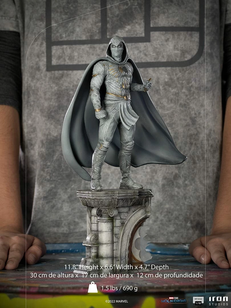 New π Official Iron Studios Moon Knight 1:10 Art Scale Statue π 9 Official Iron Studios Moon Knight 1:10 Art Scale Statue
