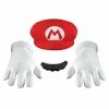 Super Mario Official Mario Child Accessory Kit Nintendo