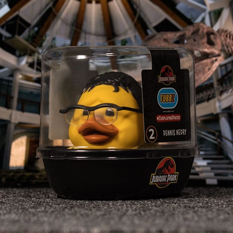 Promo β Jurassic Park Dennis Nedry TUBBZ Cosplaying Duck Collectible π₯° 2 Jurassic Park Dennis Nedry TUBBZ Cosplaying Duck Collectible
