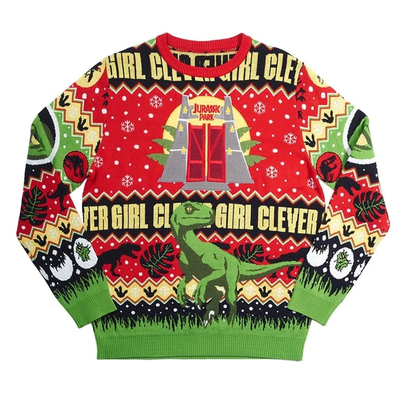Coupon π€© Official Jurassic Park π Christmas Jumper / Ugly Sweater π 1 Official Jurassic Park Christmas Jumper / Ugly Sweater