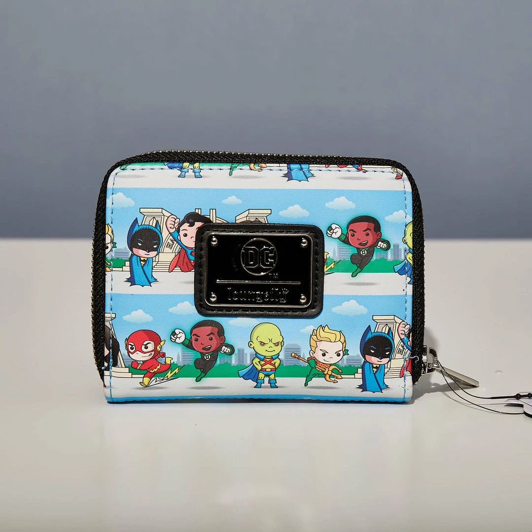 Top 10 π LoungeFly Dc Superheroes Chibi Lineup Zip Around Wallet π― 1 LoungeFly Dc Superheroes Chibi Lineup Zip Around Wallet