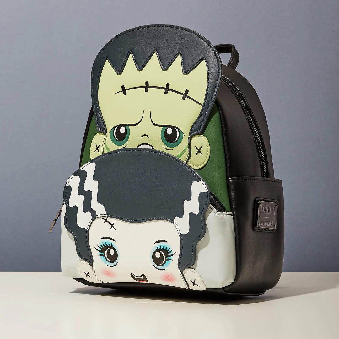 Top 10 𧨠Horror Bags LoungeFly Universal Monsters Frankie And Bride Cosplay Mini π Backpack π₯ 2 Horror Bags LoungeFly Universal Monsters Frankie And Bride Cosplay Mini Backpack