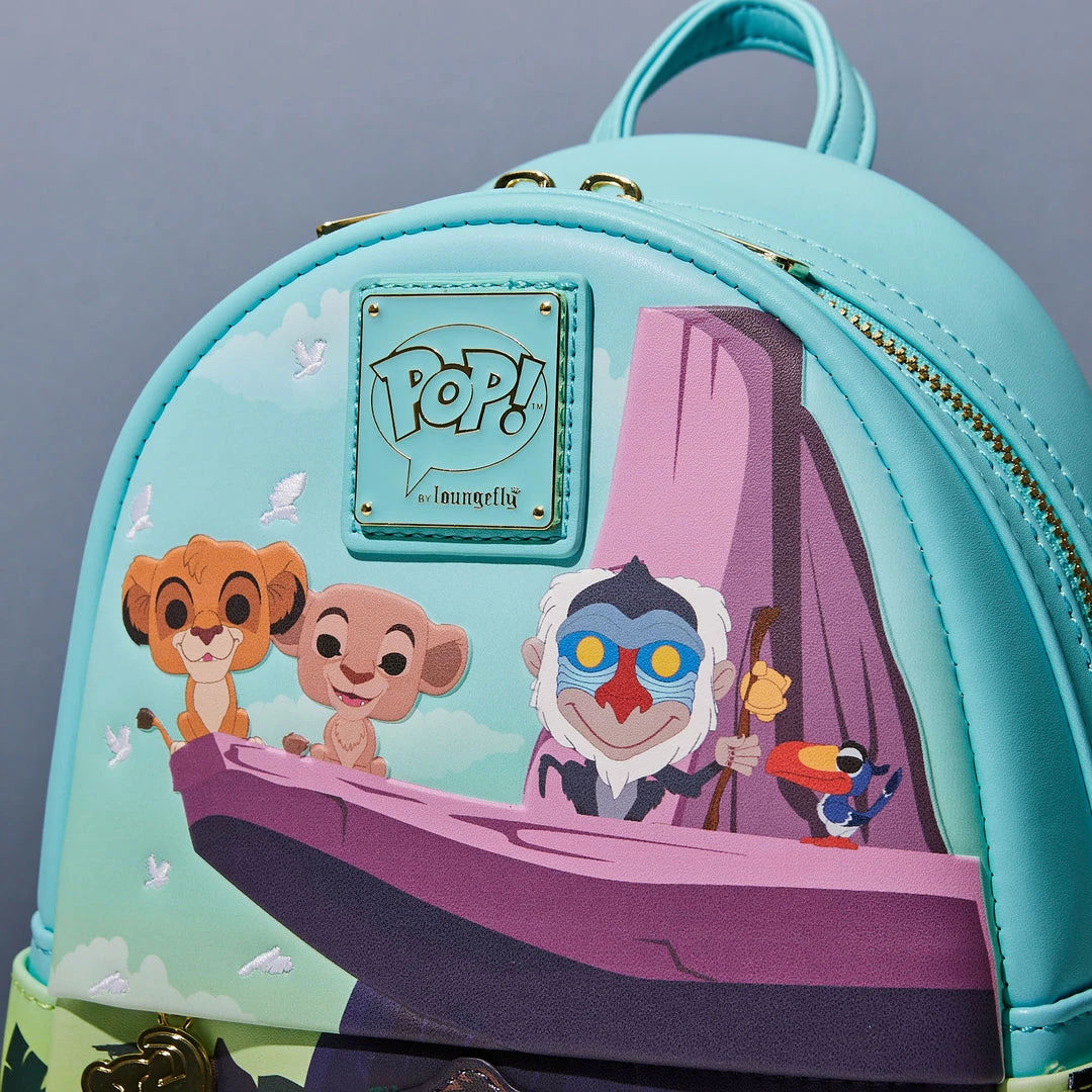 Brand new π LoungeFly Pop By Disney Lion King Pride Rock Mini π Backpack π€© 2 LoungeFly Pop By Disney Lion King Pride Rock Mini Backpack