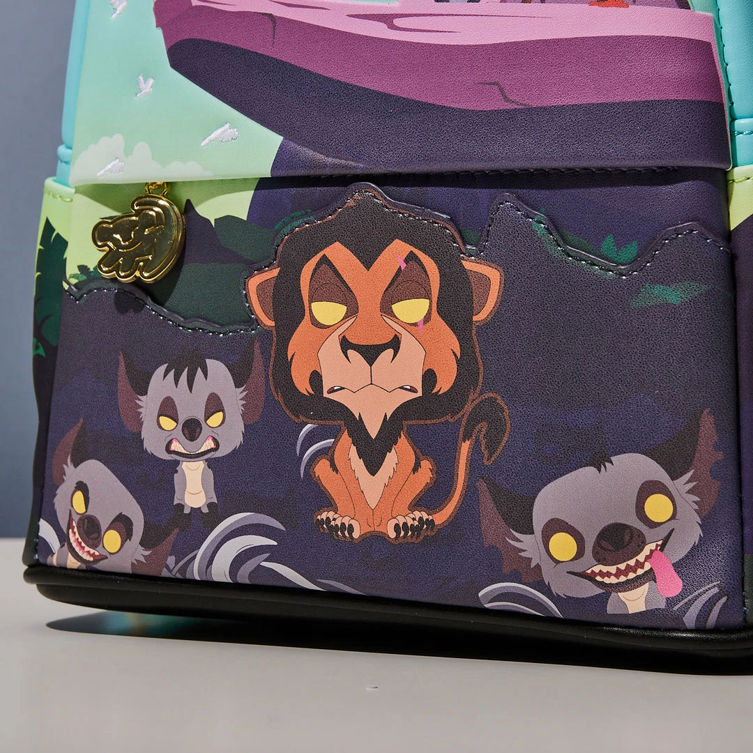 Brand new π LoungeFly Pop By Disney Lion King Pride Rock Mini π Backpack π€© 3 LoungeFly Pop By Disney Lion King Pride Rock Mini Backpack