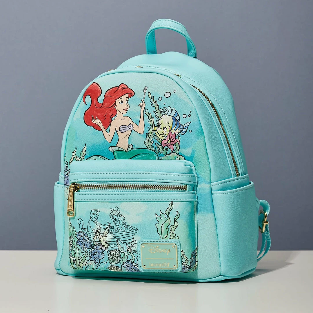 Budget π₯° The Little Mermaid Bags LoungeFly Bl Ariel Underwater Mini π Backpack-Sm π 4 The Little Mermaid Bags LoungeFly Bl Ariel Underwater Mini Backpack-Sm