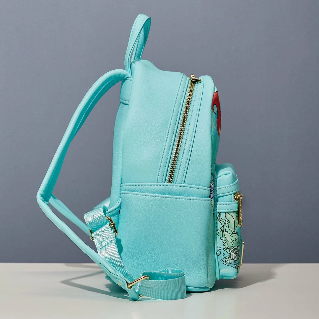 Budget π₯° The Little Mermaid Bags LoungeFly Bl Ariel Underwater Mini π Backpack-Sm π 3 The Little Mermaid Bags LoungeFly Bl Ariel Underwater Mini Backpack-Sm