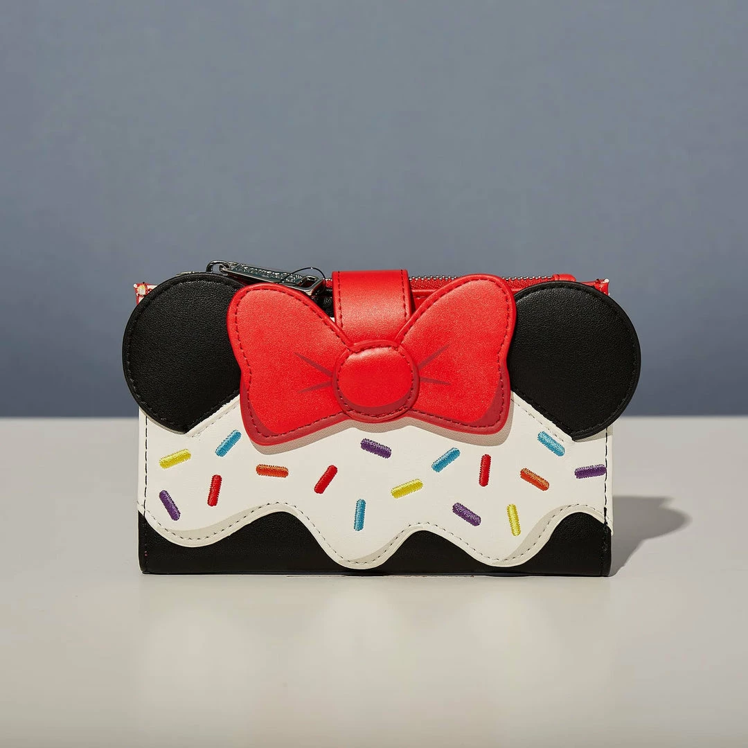 Discount π₯° Minnie Mouse LoungeFly Disney Minnie Sweets Collection Flap Wallet π₯° 1 Minnie Mouse LoungeFly Disney Minnie Sweets Collection Flap Wallet