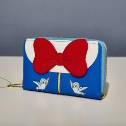 New π LoungeFly Disney Snow White Cosplay Bow Zip Around Wallet π€© 10 LoungeFly Disney Snow White Cosplay Bow Zip Around Wallet