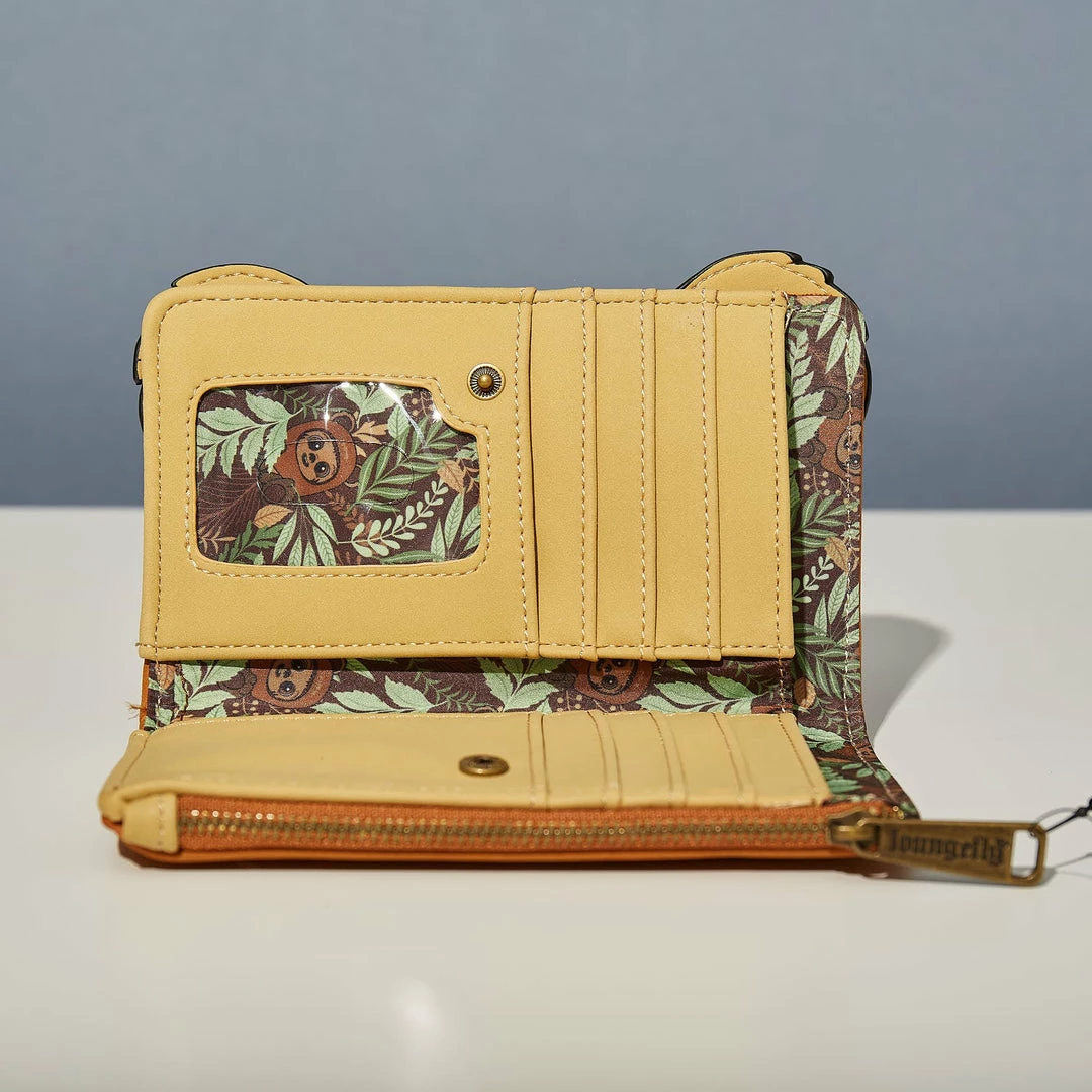 New π LoungeFly Star Wars Wicket Cosplay Flap Wallet β¨ 4 LoungeFly Star Wars Wicket Cosplay Flap Wallet