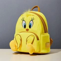 Hot Sale π€© LoungeFly Looney Tunes Tweety Plush Mini π Backpack β 11 LoungeFly Looney Tunes Tweety Plush Mini Backpack