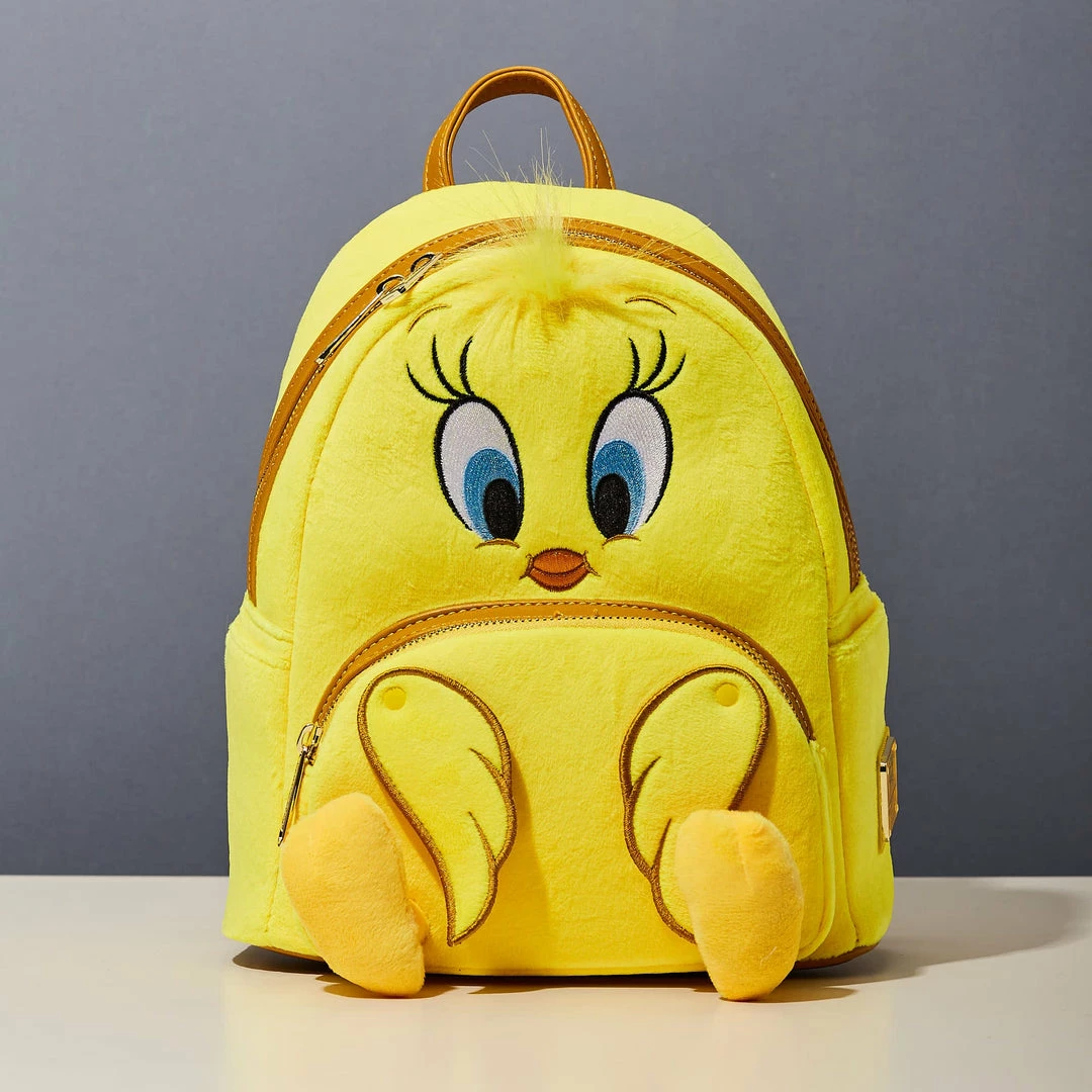 Hot Sale π€© LoungeFly Looney Tunes Tweety Plush Mini π Backpack β 1 LoungeFly Looney Tunes Tweety Plush Mini Backpack