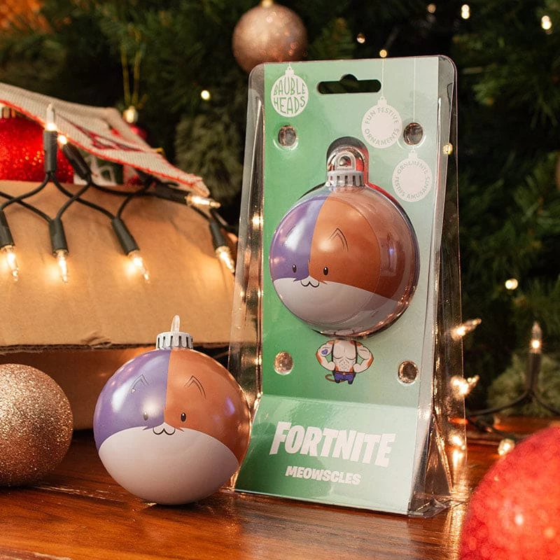 Wholesale 👏 Fortnite 🎄 Christmas Decoration Bauble Heads Fortnite ‘Meowscles’ 🎄 Christmas Decoration / Ornament 🧨 1 Fortnite Christmas Decoration Bauble Heads Fortnite ‘Meowscles’ Christmas Decoration / Ornament
