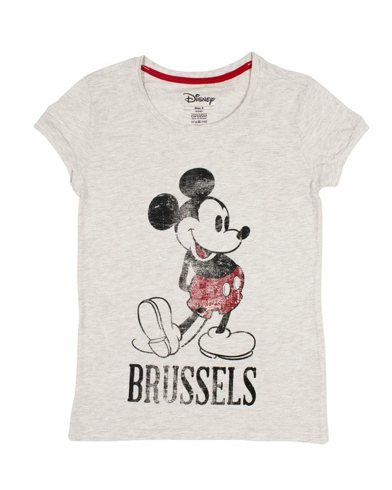Cheap π Official Disney Mickey Mouse Grey Brussels π© Women's T-Shirts Apparel π 1 Official Disney Mickey Mouse Grey Brussels Women's T-Shirts Apparel