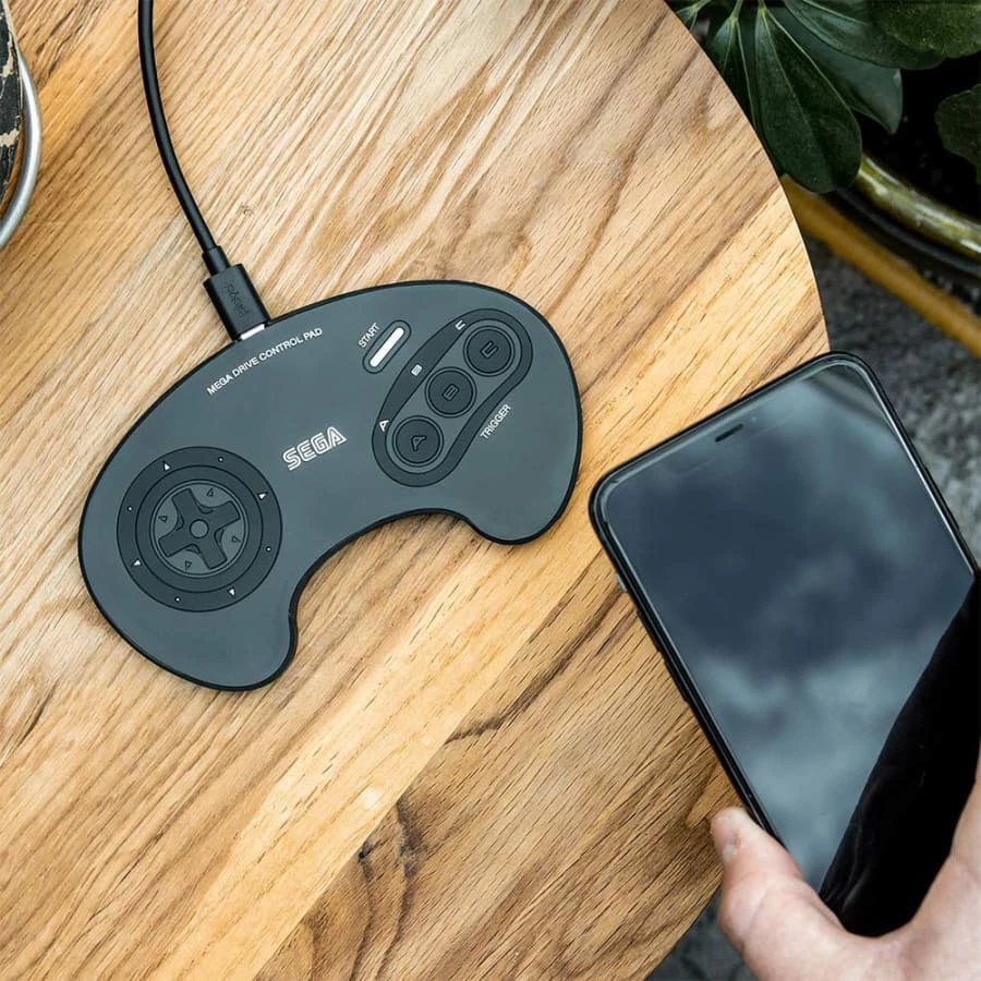 Best Sale ❤️ Official SEGA Mega Drive Hand Controller Wireless Charging Mat Phone Accessories 🥰 2 Official SEGA Mega Drive Hand Controller Wireless Charging Mat Phone Accessories