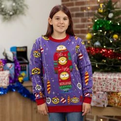 Brand new π Official Minions π Christmas Jumper / Ugly Sweater π 12 Official Minions Christmas Jumper / Ugly Sweater