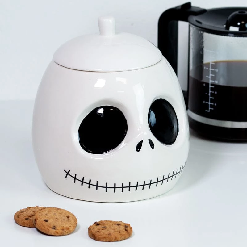 Best deal π₯ Nightmare Before Xmas Official Nightmare Before π Christmas Skeleton Jack Head Shaped Cookie Jar Home & Office β¨ 2 Nightmare Before Xmas Official Nightmare Before Christmas Skeleton Jack Head Shaped Cookie Jar Home & Office