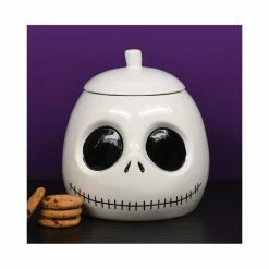 Best deal π₯ Nightmare Before Xmas Official Nightmare Before π Christmas Skeleton Jack Head Shaped Cookie Jar Home & Office β¨ 5 Nightmare Before Xmas Official Nightmare Before Christmas Skeleton Jack Head Shaped Cookie Jar Home & Office