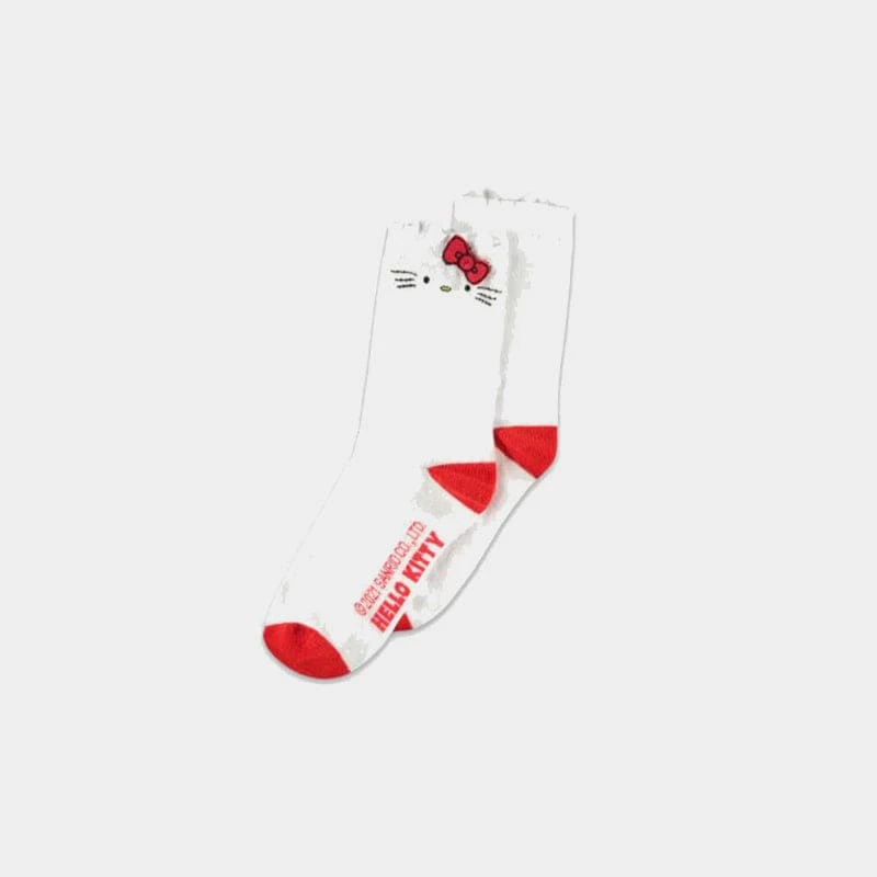 Hot Sale βοΈ Official Sanrio Hello Kitty Novelty 𧦠Socks (1 Pair) π 1 Official Sanrio Hello Kitty Novelty Socks (1 Pair)