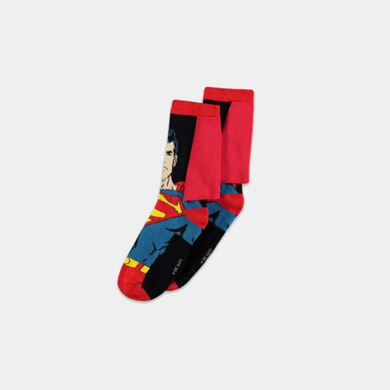 Promo π₯ Apparel Official DC Comics Superman Novelty 𧦠Socks (1 Pair) β 1 Apparel Official DC Comics Superman Novelty Socks (1 Pair)