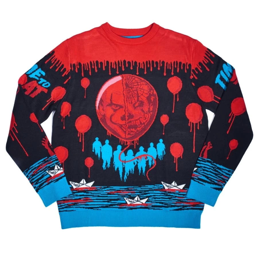 Brand new π₯ IT Official Pennywise Jumper / Ugly Sweater Horror π 1 IT Official Pennywise Jumper / Ugly Sweater Horror