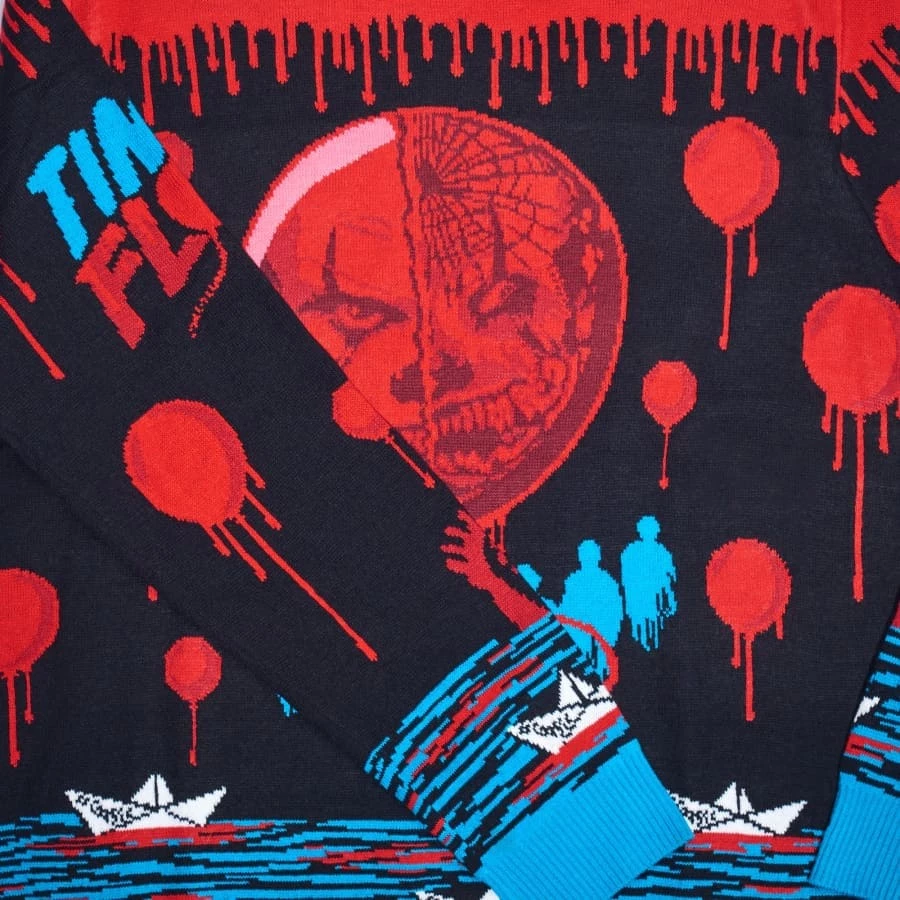 Brand new π₯ IT Official Pennywise Jumper / Ugly Sweater Horror π 6 IT Official Pennywise Jumper / Ugly Sweater Horror