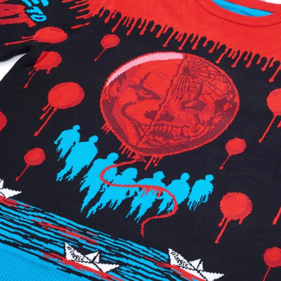 Brand new π₯ IT Official Pennywise Jumper / Ugly Sweater Horror π 7 IT Official Pennywise Jumper / Ugly Sweater Horror