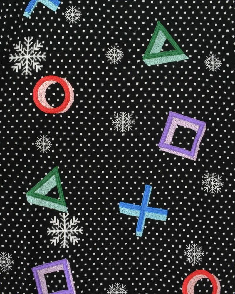 Cheapest π PlayStation π Christmas Jumper Official PlayStation Symbols Black π Christmas Jumper / Ugly Sweater π 5 PlayStation Christmas Jumper Official PlayStation Symbols Black Christmas Jumper / Ugly Sweater