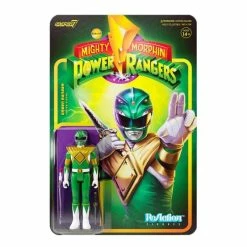 Official Power Rangers Green Ranger ReAction Figure