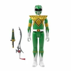 Official Power Rangers Green Ranger ReAction Figure