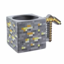 Official Minecraft Gold Pickaxe Mug