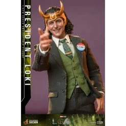Official Hot Toys Marvel Loki President Loki 1:6 Scale Figure
