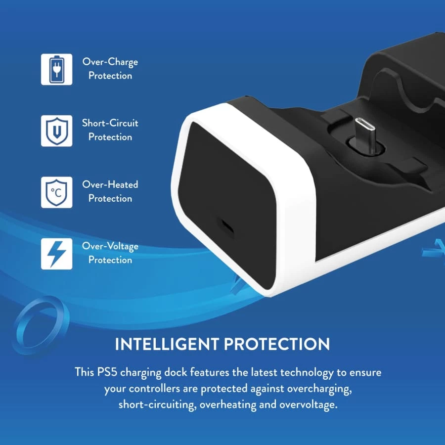 New π Gaming Accessories Numskull PlayStation 5 / PS5 Fast Charge Twin Charging Dock π 8 Gaming Accessories Numskull PlayStation 5 / PS5 Fast Charge Twin Charging Dock