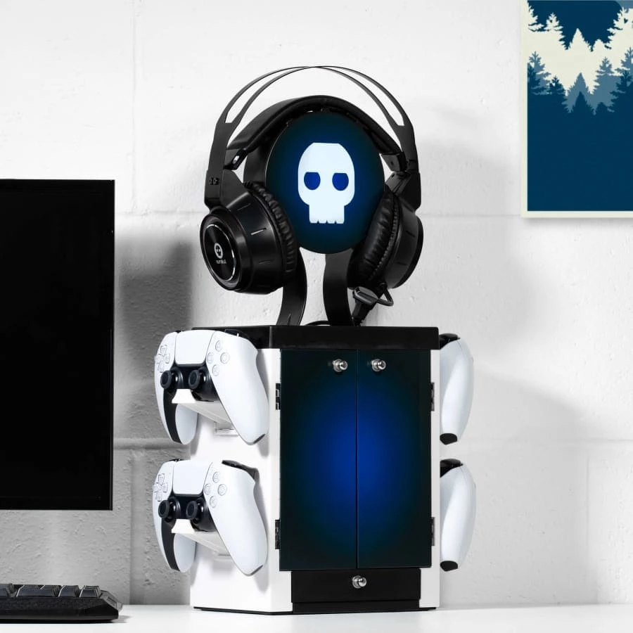 Flash Sale π PS5 Peripherals PS5 Inspired Blue And White Gaming Locker Gaming Accessories π 2 PS5 Peripherals PS5 Inspired Blue And White Gaming Locker Gaming Accessories