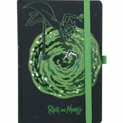 Ricky & Morty Home & Office Official Rick And Morty Portals A5 Notebook
