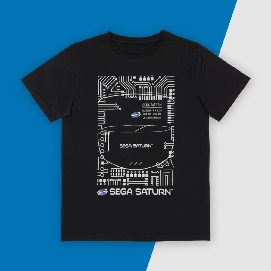 Promo 🧨 Official SEGA Saturn T-Shirts Apparel 😀 1 Official SEGA Saturn T-Shirts Apparel