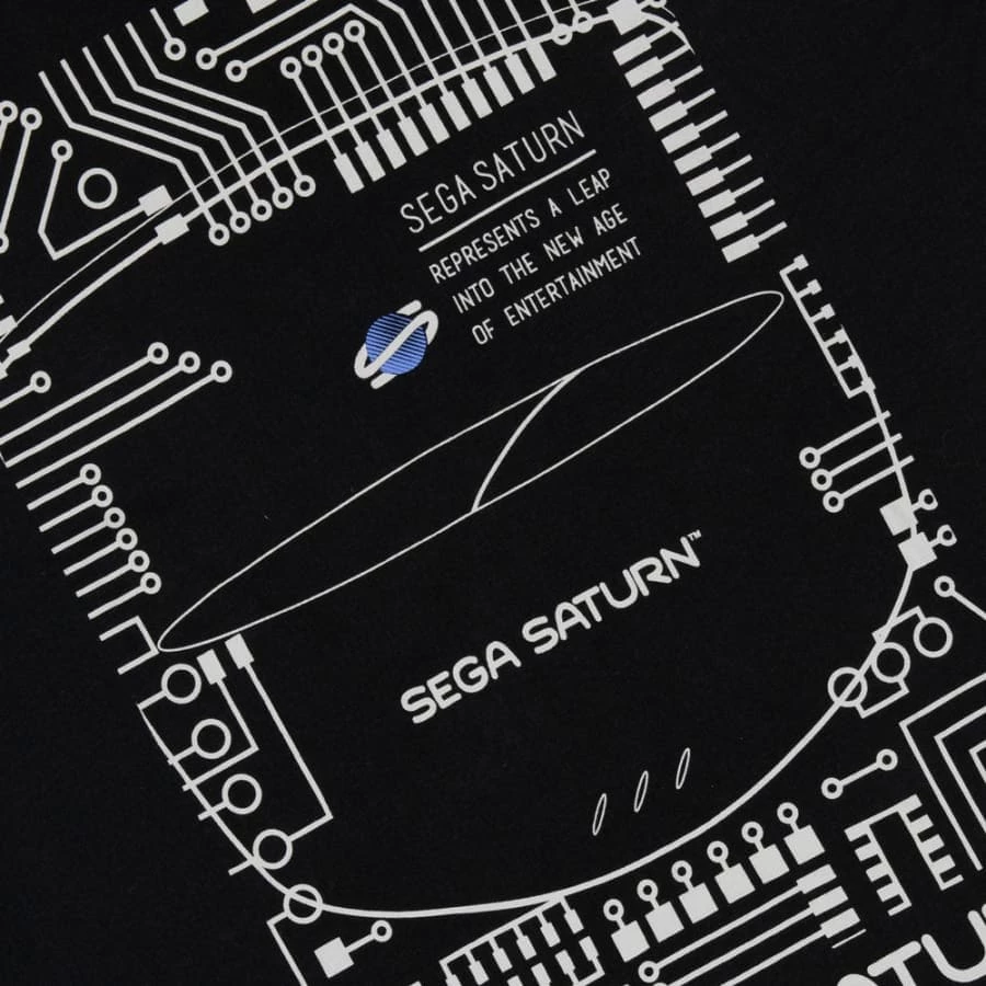 Promo 🧨 Official SEGA Saturn T-Shirts Apparel 😀 2 Official SEGA Saturn T-Shirts Apparel