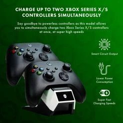 Gaming Accessories Numskull Xbox Series X And Series S Fast Charge Twin Charging Dock