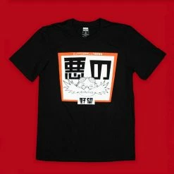 Apparel Official Modern Sonic The Hedgehog Japanese Style βDr. Eggmanβ Black T-Shirts (Unisex)