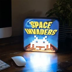 Official Space Invaders 3D Desk Lamp / Wall Light Homeware