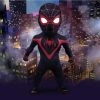 Spider-man Official Beast Kingdom Marvel Comics Egg Attack Action Miles Morales 16cm Figure Avengers