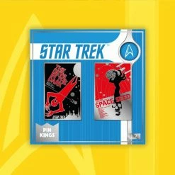 Pin Kings Star Trek Enamel Pin Badge Set 1.2 β The Devil In The Dark & Space Seed