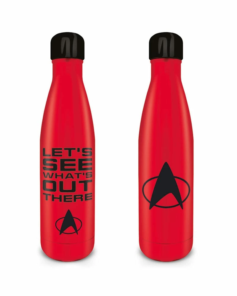 Hot Sale π Official Star Trek The Next Generation 'Lets See Whats Out There' Metal Drinks Bottle π 1 Official Star Trek The Next Generation 'Lets See Whats Out There' Metal Drinks Bottle