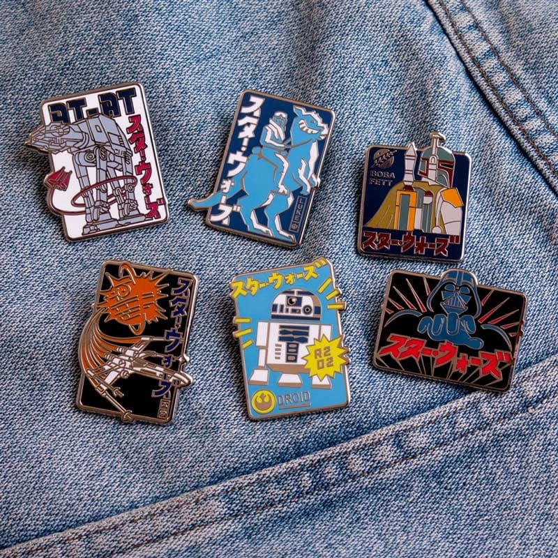 Best reviews of π Pin Kings Star Wars Enamel Pin Badge Set 2.1 β X-Wing & AT-AT Accessories π 4 Pin Kings Star Wars Enamel Pin Badge Set 2.1 β X-Wing & AT-AT Accessories