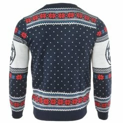 Star Wars Christmas Jumper Official Star Wars Tie Fighter Battle Of Yavin Christmas Jumper / Ugly Sweater